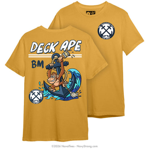 "BM Surf Designs" Tee | Gold