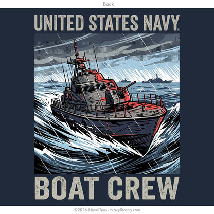 "Boat Crew" Tee | Navy