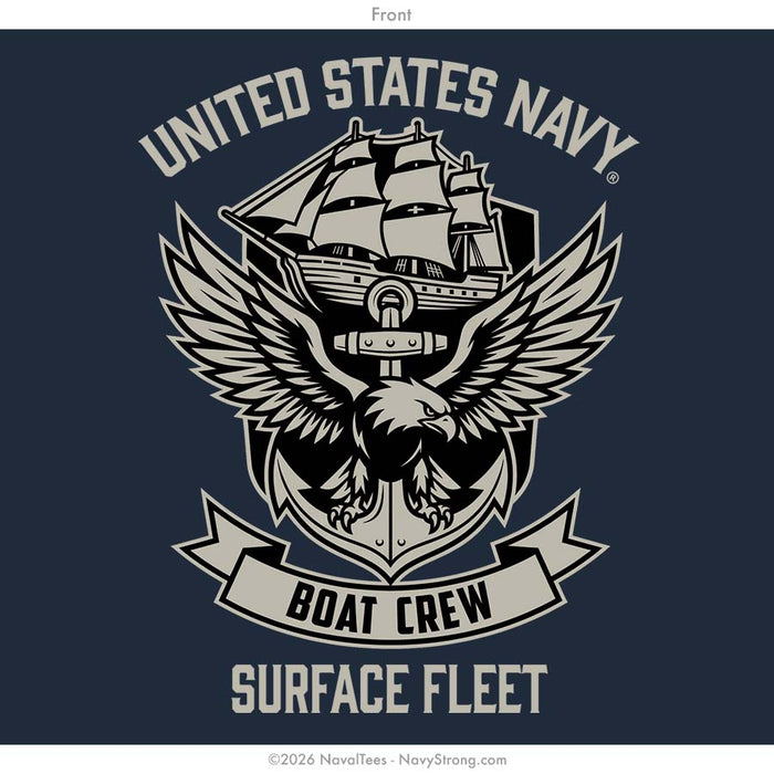 "Boat Crew" Tee | Navy