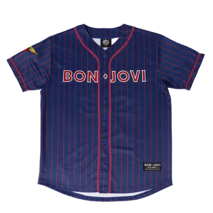 Bon Jovi Blue Baseball Jersey