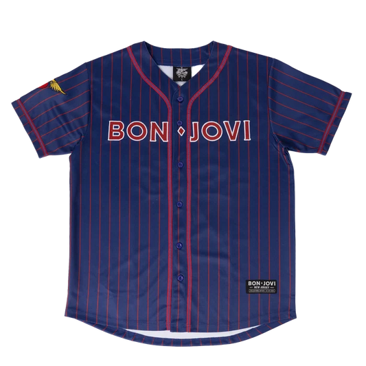 Bon Jovi Blue Baseball Jersey