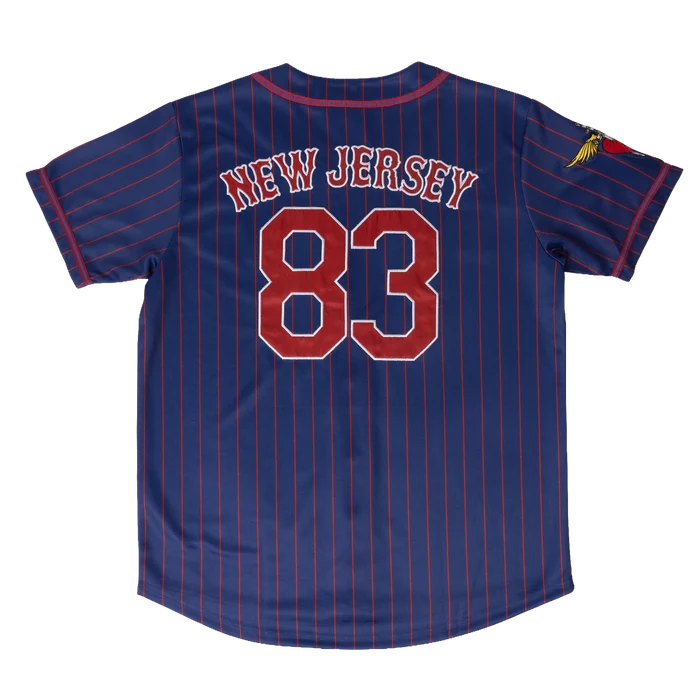 Bon Jovi Blue Baseball Jersey