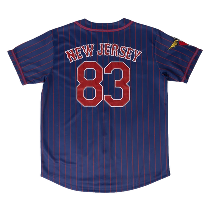 Bon Jovi Blue Baseball Jersey