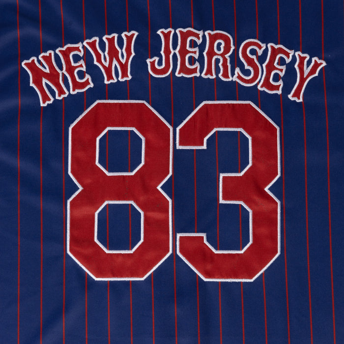 Bon Jovi Blue Baseball Jersey 4