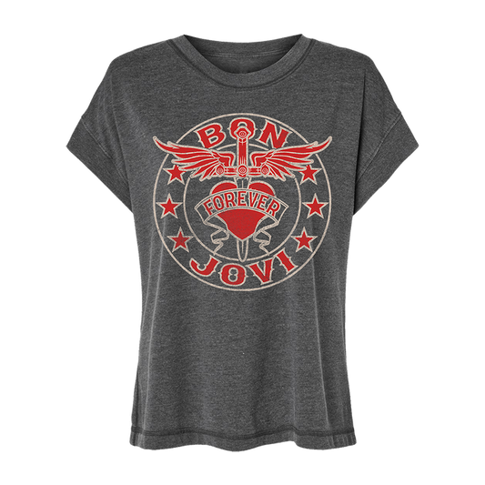 Bon Jovi Forever Tour 2026 Washed Women’s T-Shirt [eComm Exclusive]