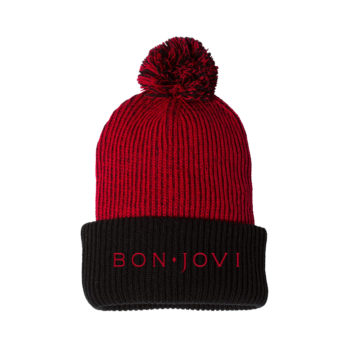 Bon Jovi Red Beanie