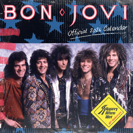 Bon Jovi Slippery When Wet 40th Anniversary Calendar-1