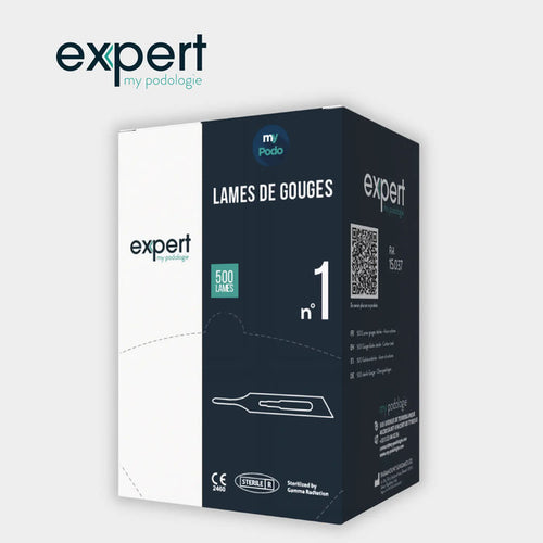 Box of 500 gouge blades N°1 - Expert by My Podologie Expert