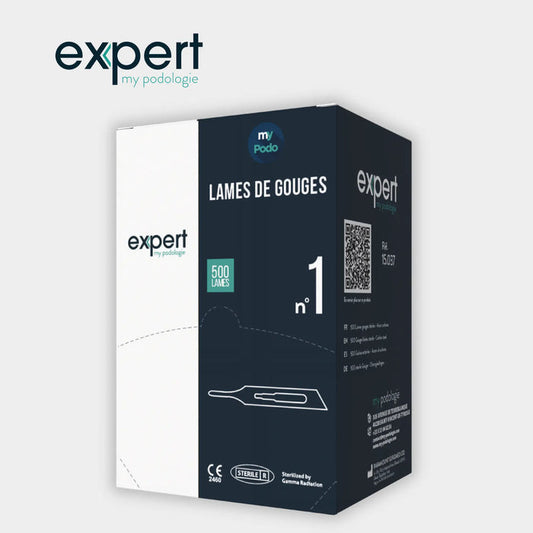 Box of 500 gouge blades N°1 - Expert by My Podologie Expert