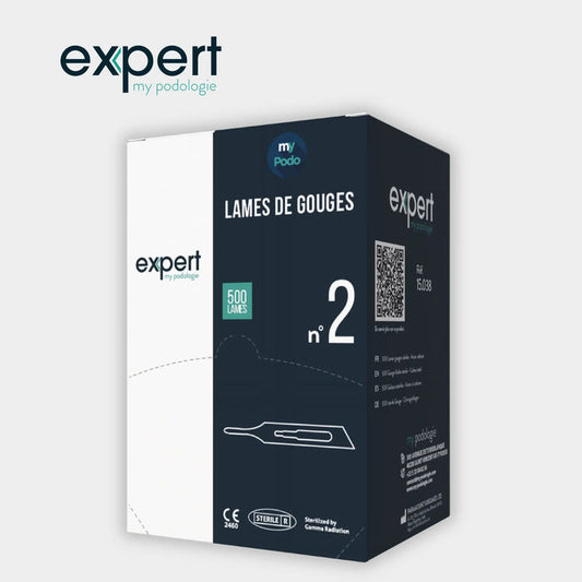 Box of 500 gouge blades No. 2 - Expert - My Podologie Expert