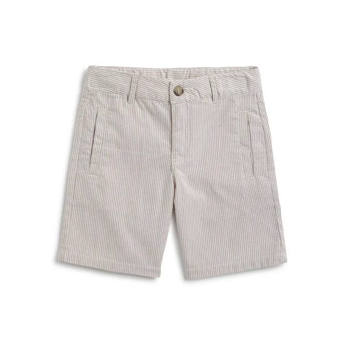 Boys Beige Cotton Shorts
