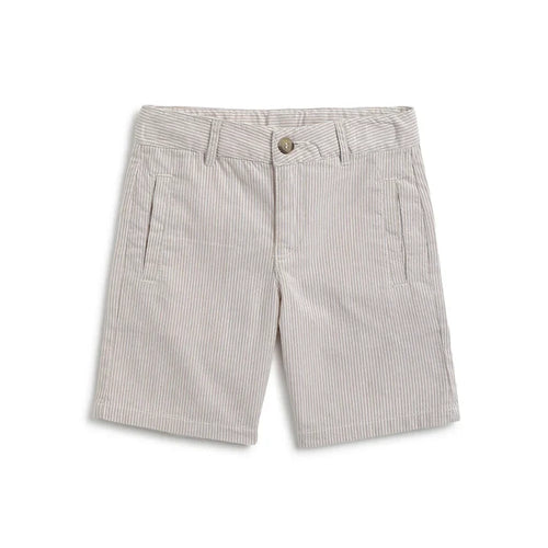 Boys Beige Cotton Shorts