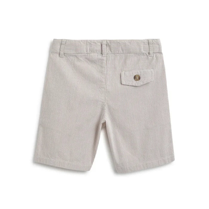 Boys Beige Cotton Shorts