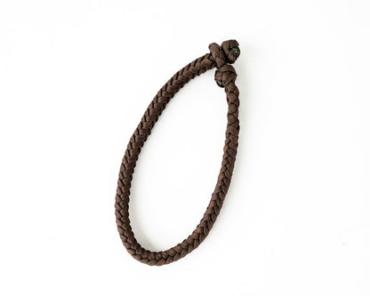 Brown Braided Rope Keeper