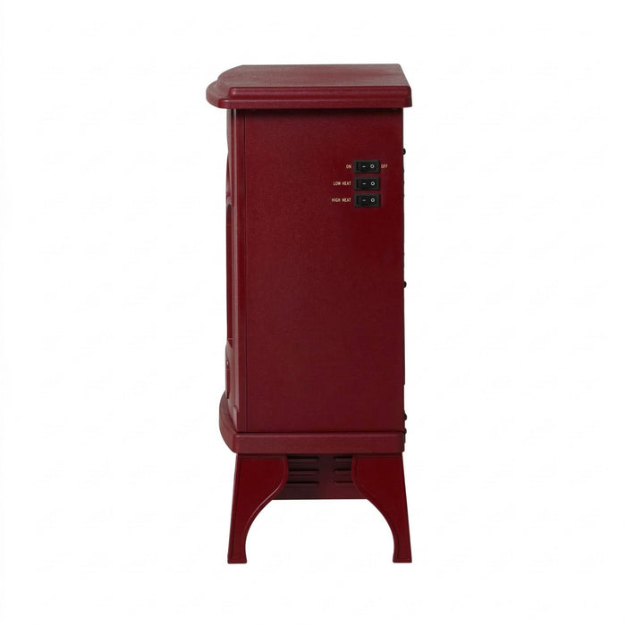 Bromley Electric Fireplace Burgundy