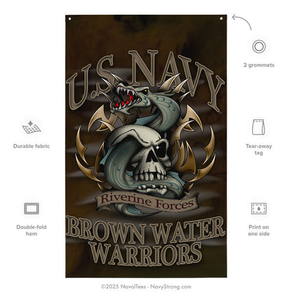 "Brown Water" Flag | 55" x 34"
