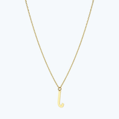 Buchstabe J Goldkette