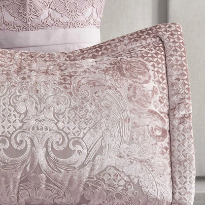 Cadeau de mariage – Parure de lit Karaca Home Valeria Best, 8 pièces, vieux rose