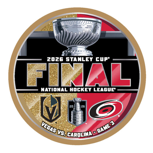 CAR vs. VGK 2026 Stanley Cup Final Match-Up Puck 6/6/2026 - Game 3