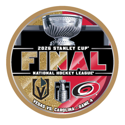 CAR vs. VGK 2026 Stanley Cup Final Match-Up Puck 6/9/2026 - Game 4