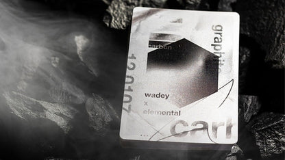 Carbon Playing Cards - Graphite Edition Playing Cards by Luke Wadey