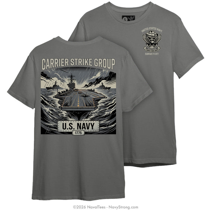 "Carrier Strike Group" Tee | Charcoal