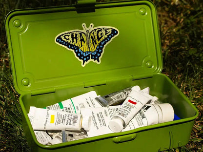 Change Butterfly Vinyl Sticker