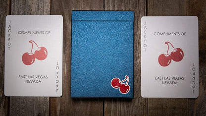 Cherry Casino House Deck Playing Cards - Tahoe Blue Playing Cards by Pure Imagination Projects