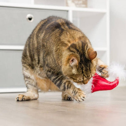Huxley & Kent Cat Toys Holiday Santa Hat & Sweet Thing Cat Toy Set - 2 Pk