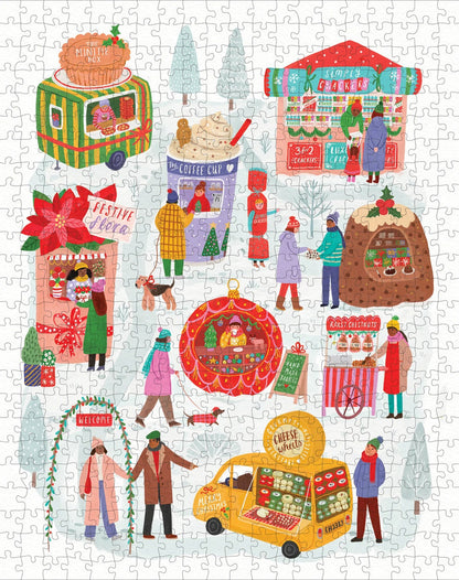 Christmas Market | 500 Piece Jigsaw Puzzle