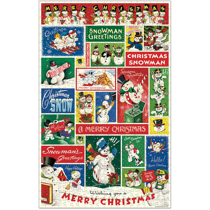 Christmas Snowman | 500 Piece Jigsaw Puzzle