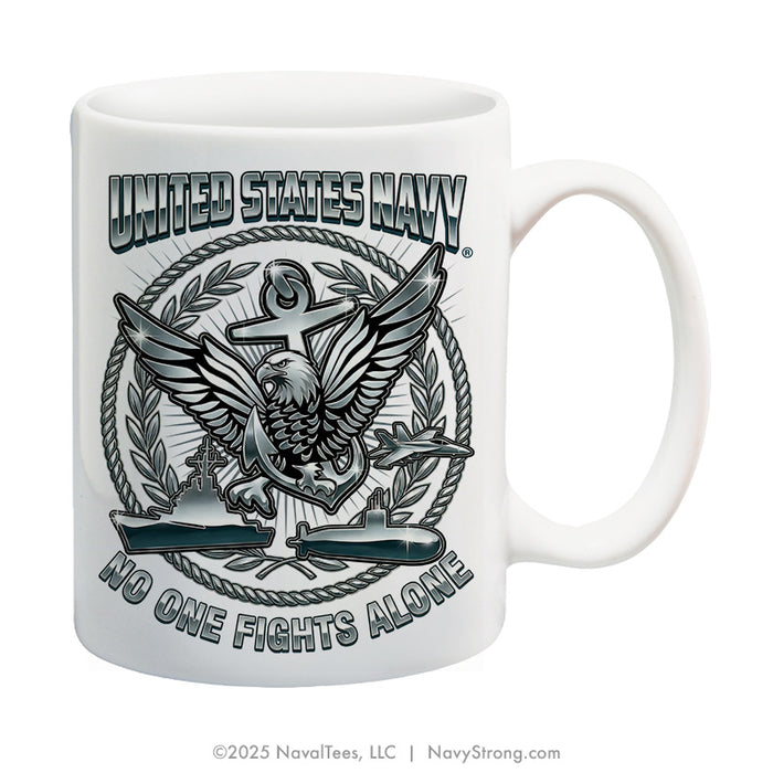 "Chrome Eagle"  | 15 oz Coffee Mug