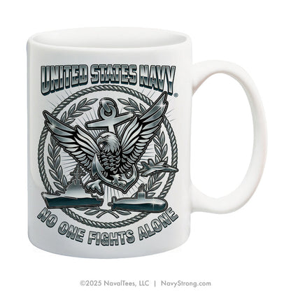 "Chrome Eagle"  | 15 oz Coffee Mug