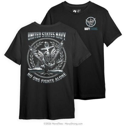 "Chrome Eagle" Tee | Black