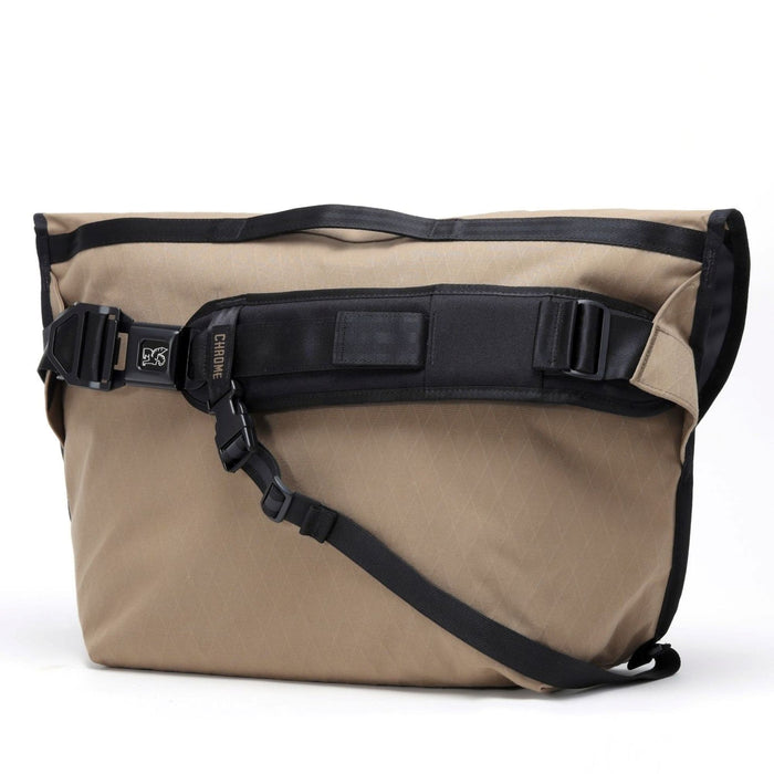 The back of the Citizen 24L Messenger in brown #color_coyote x