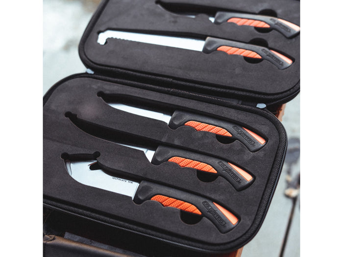 Cold Steel Fixed Blade Meat Processing Knife Kit | 5 Piece