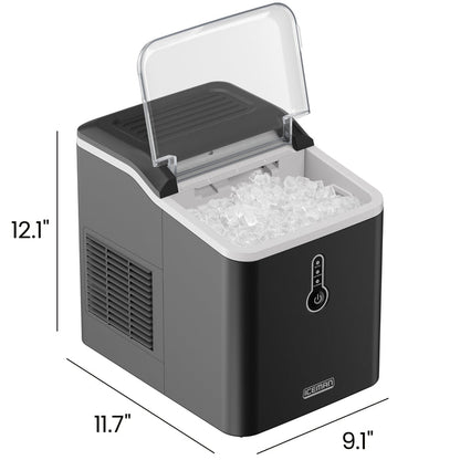 Compact Nugget Ice Maker - Black