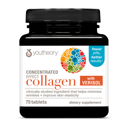 CC.00106.BTL Youtheory Concentrated Effect Collagen with Verisol Tablets Product Image - Main Image