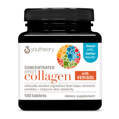 CC.00105.BTL Youtheory Concentrated Effect Collagen with Verisol Tablets Product Image - Main Image