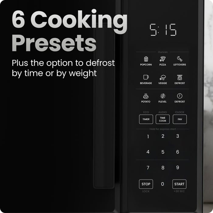 Countertop 0.9 Cu. Ft. Digital Microwave Oven