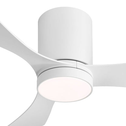 Cove Hugger 106cm Indoor DC Fan - White with White ABS Blades
