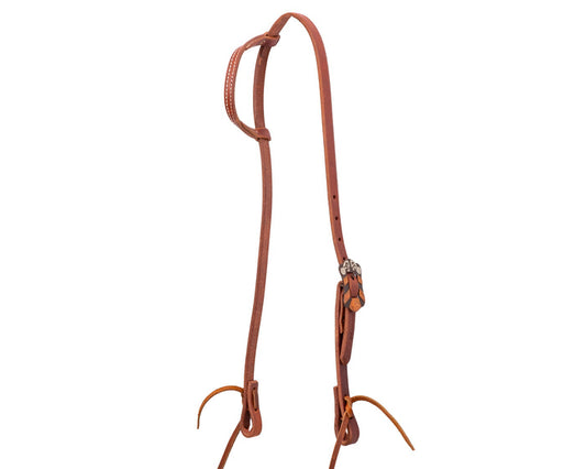 Cowperson Tack Headstall w/Fancy Square Buckle