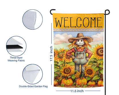 Cozy Cornucopia Fall | Garden Flag