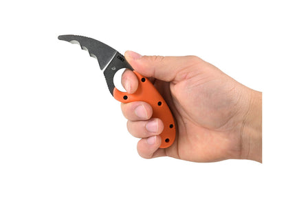 CRKT Bear Claw Veff Serrated Rescue Knife Orange