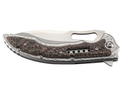 CRKT Fossil Folding Knife 100mm 8Cr13MoV Blade