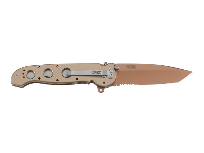 CRKT M16-14D Tanto Desert Big Dog Folding Knife | Copper