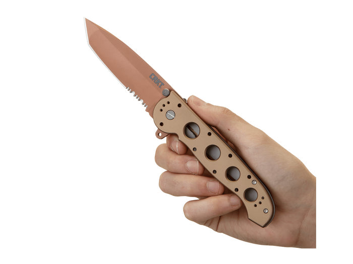 CRKT M16-14D Tanto Desert Big Dog Folding Knife | Copper