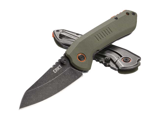 CRKT Overland Folding Knife 3 Inch Sheepsfoot