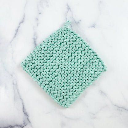 Crocheted Pot Holder MINT