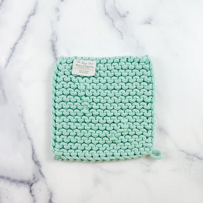 Crocheted Pot Holder MINT